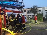 Brand i boligblok i Odense