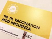 Gratis vaccination mod influenza og lungebetændelse til alle over 65 år