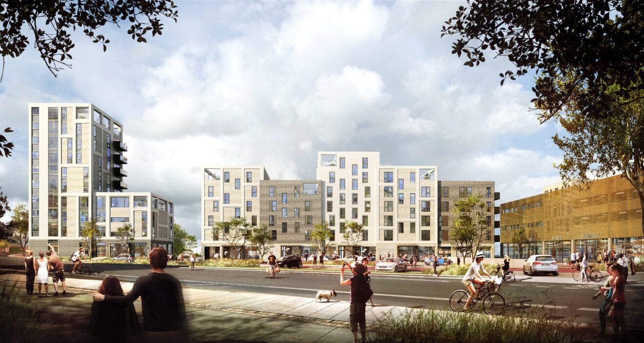 Havneområdet Odins Brygge får eget butiksliv: Nyt stort byggeri skal binde Odense by og havn sammen