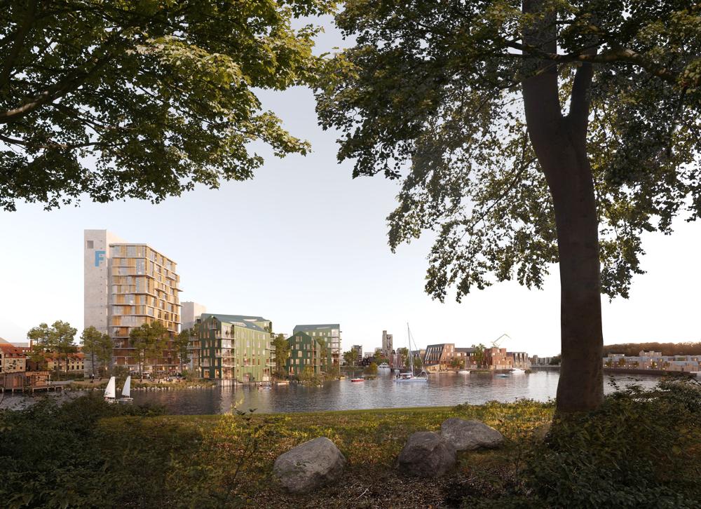 Hold Vandkunsten og SLA vinder arkitektkonkurrencen om Odense indre havn