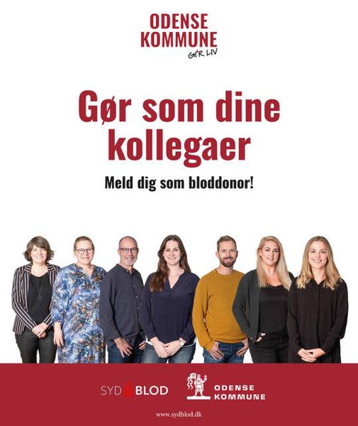Odense kommune går ind i kampen for flere bloddonorer