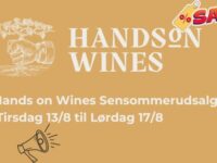 Det er ved at være tid til Hands on wines store sensommerudsalg!